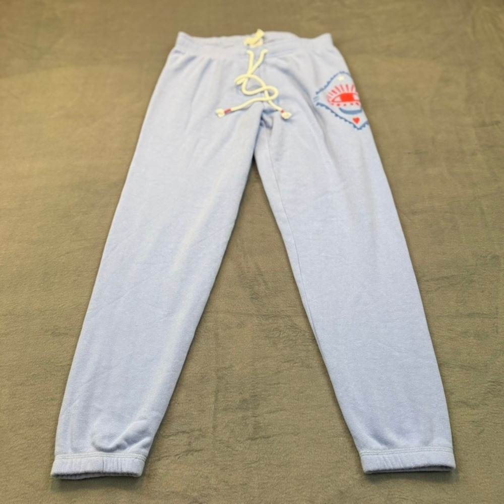 P.J. Salvage Joggers Womens Medium Loungewear Cozypunk Fleece Embroidered Pants